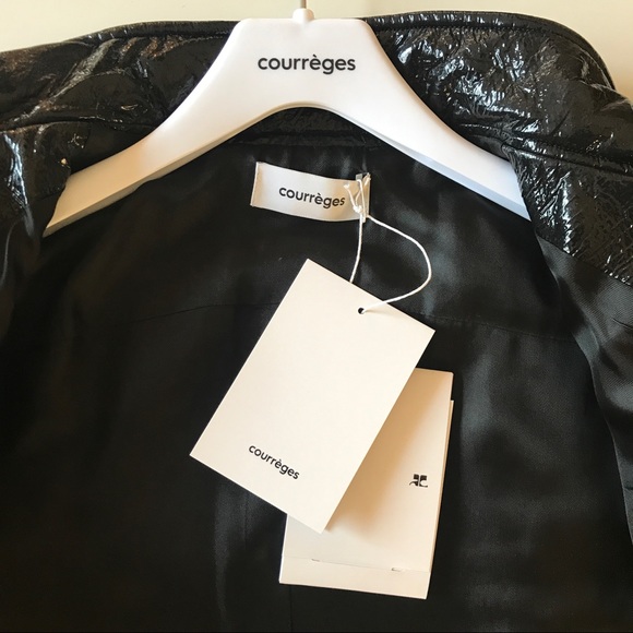 NWT Courreges vinyl jacket Fr 36 - Picture 3 of 4